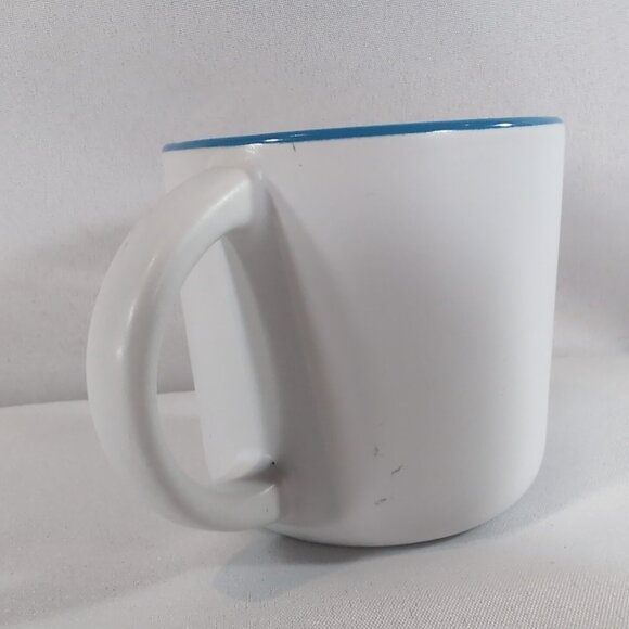 Macintosh Apple Mac Vintage Rare Mug White Blue Ceramic Coffee Tea Computer - Picture 5 of 15